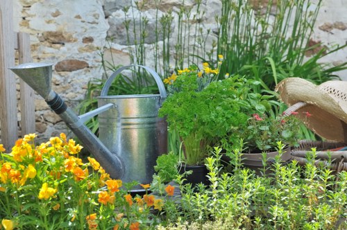 Professional gardeners in Worcester Park following a risk assessment process