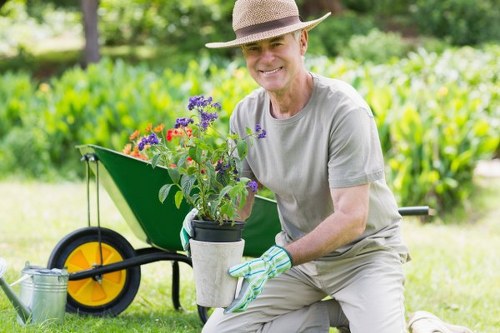 Health and safety practices for outdoor gardening tasks